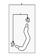 267202E500 - : PCV Hose for Hyundai Image