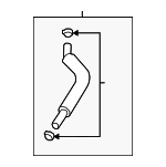 267102E700 - : Breather Tube for Hyundai: Elantra Image