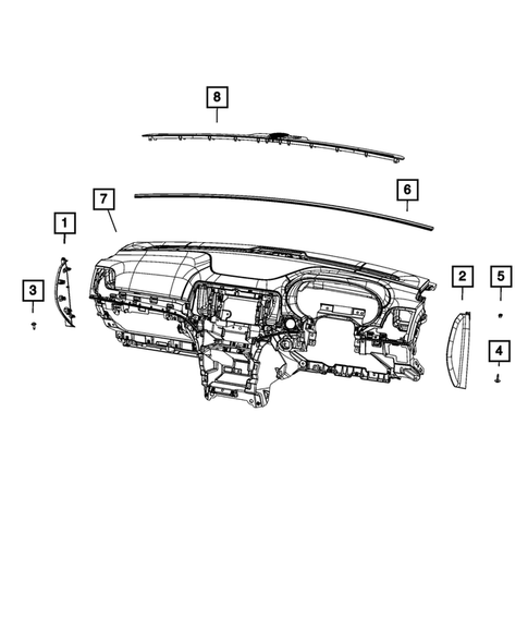Instrument Panel for 2020 Jeep Grand Cherokee #4