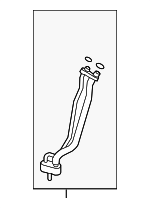 4K0816750G - HVAC: Center AC Tube for Audi: S6, S7 Sportback Image