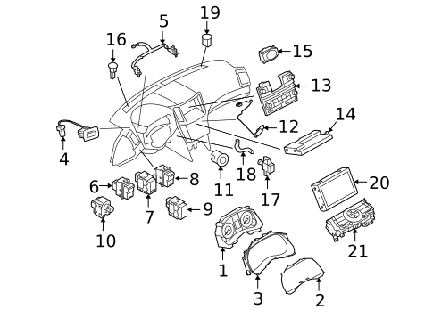 Ignition Lock for 2014 INFINITI QX50 #0