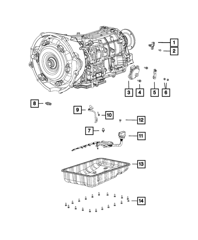 68224245AA - Transmission: Bolt And Washer for Mopar Image