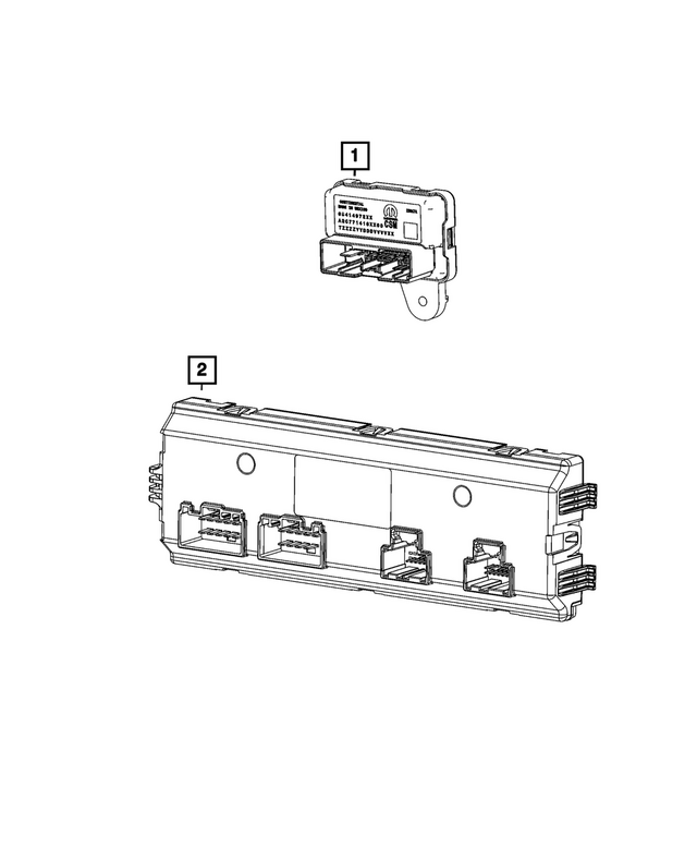57009227AC - Electrical: Heated Seat Module, Driver Side for Mopar Image