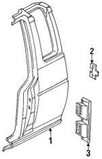 7650097G30 - Body: Side Panel for Nissan: D21 Image