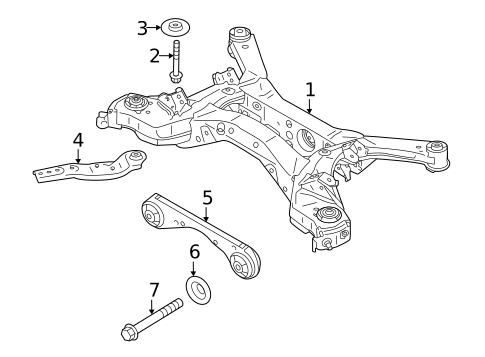 Suspension Mounting for 2022 Nissan Rogue #1