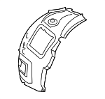 51717260730 - Body: Ft Fender Liner for BMW: 428i, 428i Gran Coupe, 428i xDrive, 428i xDrive Gran Coupe, 430i, 430i Gran Coupe, 430i xDrive, 430i xDrive Gran Coupe, 435i Gran Coupe, 435i xDrive Gran Coupe, 440i, 440i Gran Coupe, 440i xDrive, 440i xDrive Gran Coupe Image