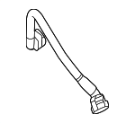 2544301300 - : Vacuum Hose for Mercedes-Benz Image