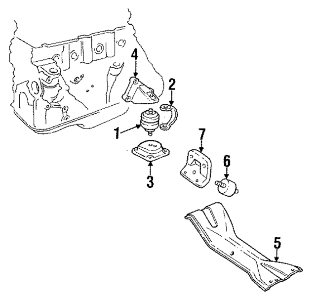 1273946 - : Mount for Volvo Image