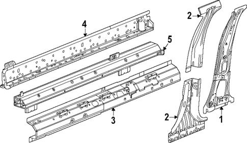 Center Pillar & Rocker for 2024 Acura ZDX #0