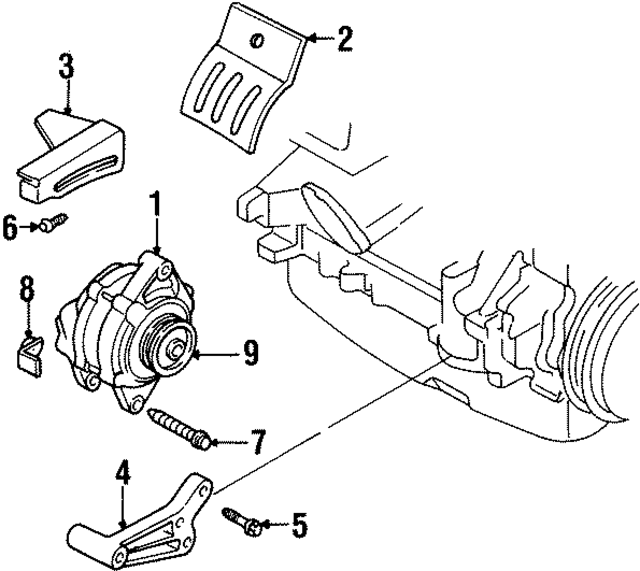 4793190 - : Alternator for Mopar Image