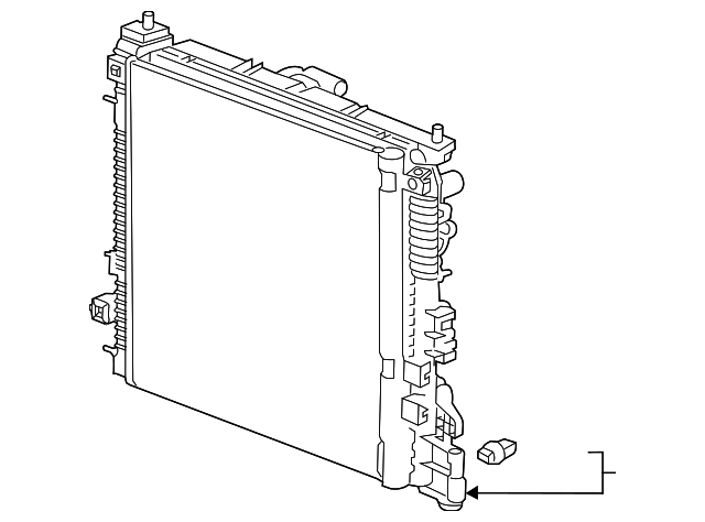 2017-2026 GM (Replaces 85557760) W (S)Radiator 85797937 GM ...