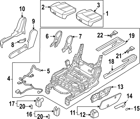 Second Row Seats for 2024 Kia Sorento #3