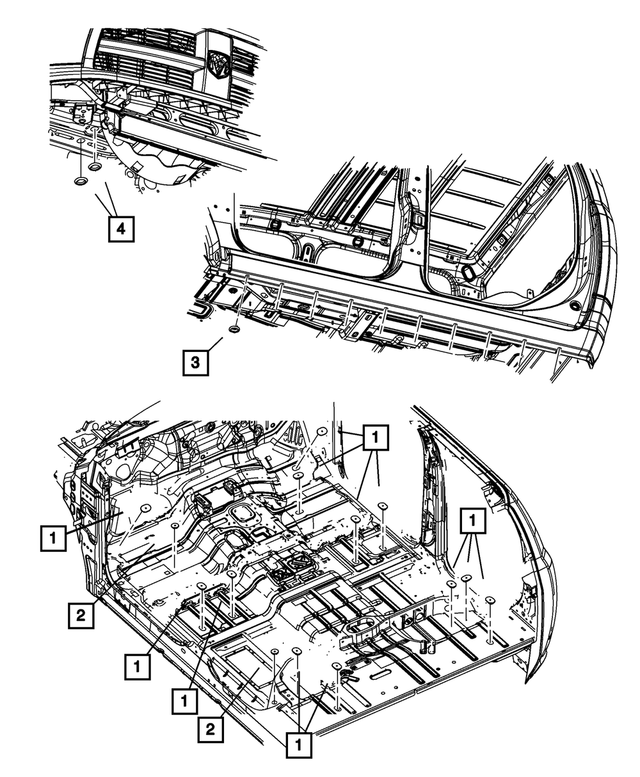 4475385 - Body Sheet Metal Except Doors: Plug for Mopar Image