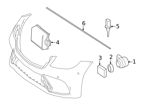 Bumper & Components - Front for 2020 Mercedes-Benz S65 AMG #1