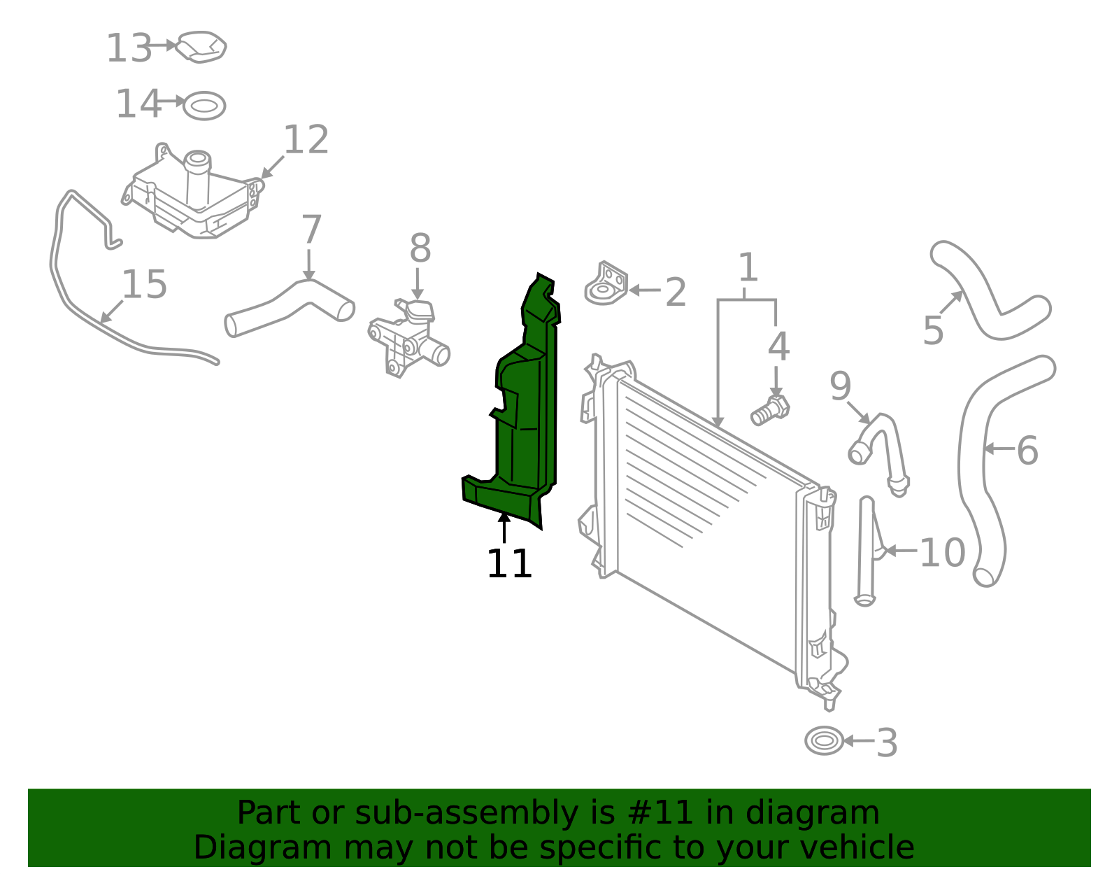 29135-2K100 - Air Guide 2010-2011 Kia Soul | Kia.Parts Store