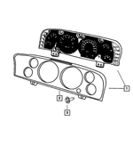56046478AB - Electrical: Instrument Panel Cluster for Ram: 1500, 2500 Image