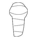 1H0823500B - Body: Hood Bumper for Volkswagen: Passat, Touareg Image