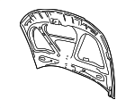 3B0823031E - Body: Hood for Volkswagen: Passat Image