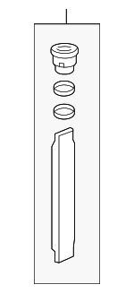 80101T4PJ01 - HVAC: Dehydrator for Honda: Accord, Civic, Clarity Image