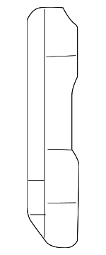 617770E010 - Body: Rear Pillar Retainer for Toyota: Highlander Image