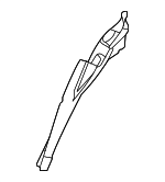 617280E010 - : 2020-2024 Toyota Highlander - Lock Pillar Reinforced for Toyota: Highlander Image