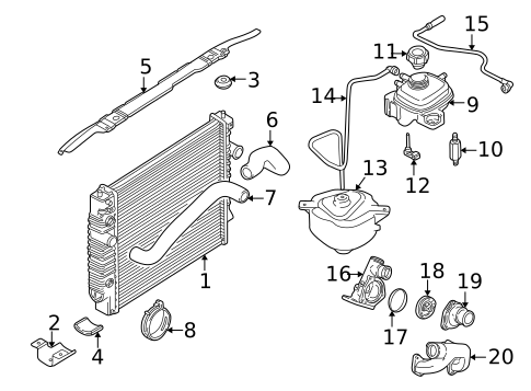Water Pump for 2003 Jaguar XJR #2