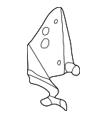 8627460080 - Body: CD Changer Bracket for Toyota: Land Cruiser Image