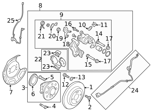 Hardware, Fasteners & Fittings for 2014 Hyundai Accent #0