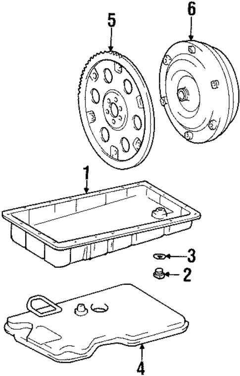 Transmission Components for 1993 Lexus SC400 #0