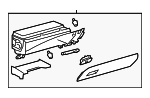 5530307023C1 - Body: Glove Box Assembly for Toyota Image image