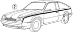 14036511 - Body: Stripe Tape for Chevrolet: Cavalier Image