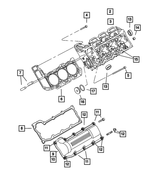 Cylinder Head for 2006 Jeep Liberty #0