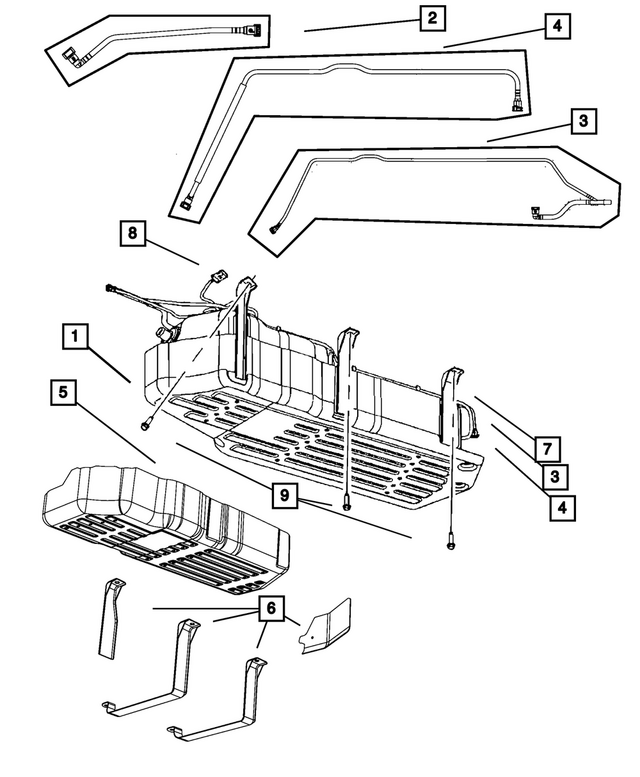 « 68033748AA –  : Carburant RÉservoir pour Mopar Image »