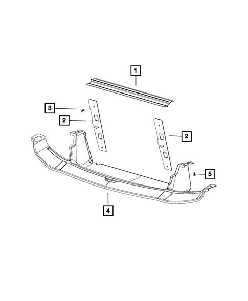 Radiator and Related Parts; Charge Air Cooler for 2014 SRT Viper #1