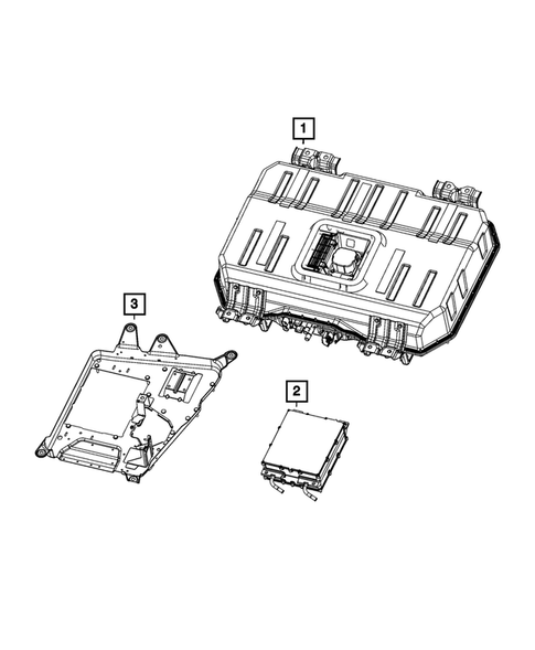 Battery, Battery Tray and Cables for 2024 Chrysler Voyager #10