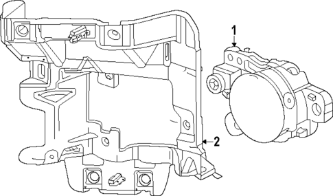 Fog Lamps for 2025 GMC Sierra 3500 HD #0
