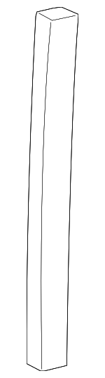 681910C010 - Body: Glass Run for Toyota: Tundra Image