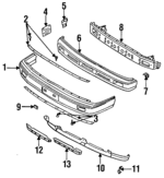 96262D4511 - : Hole Cover for Nissan Image