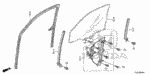 90145S5DA01 - Body/Air Conditioning: BOLT, FLANGE for Honda Image