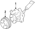 2105130P00 - : Pulley for Nissan: 300ZX Image