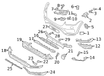 985181 - Body: License Bracket Screw for Volvo Image