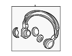 39580SJKJ01 - : 2009-2012 Honda Pilot - Headphone Assembly (Matsushita) for Honda: Pilot Image