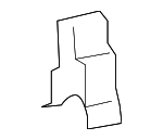 90666SDAA01 - Electrical: Trim Plate Clip for Honda: Accord, Civic, Clarity, CR-V, CR-Z, Fit, HR-V, Odyssey, Passport, Pilot, Ridgeline Image