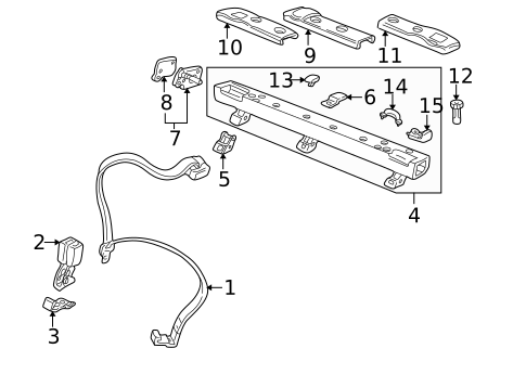Rear Seat Belts for 2001 Saab 9-3 #0