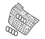8E0853651J1QP - Body: Grille for Audi: A4, A4 Quattro Image