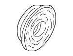 154609 - HVAC: ACDelcoâ„¢ Pulley for Buick: Century, Regal, Riviera | Cadillac: Cimarron | Chevrolet: Astro, Beretta, Camaro, Cavalier, Celebrity, Corsica, Impala, Lumina, Lumina APV, Monte Carlo | GMC: Safari | Oldsmobile: Cutlass Ciera, Cutlass Cruiser, Intrigue, Silhouette | Pontiac: 6000, Firebird, Grand Prix, Sunbird, Trans Sport Image