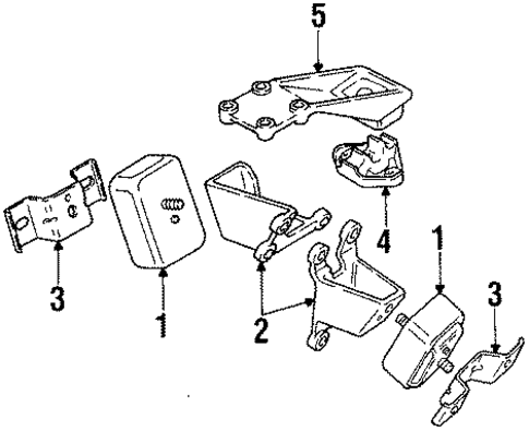 Engine Mounting for 1987 Suzuki Samurai #0