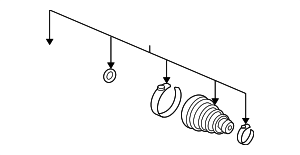 44017SEPA00 - : Inner Boot for Acura Image