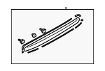 91111FJ210NN - Body: Trunk Lid Trim for Subaru Image