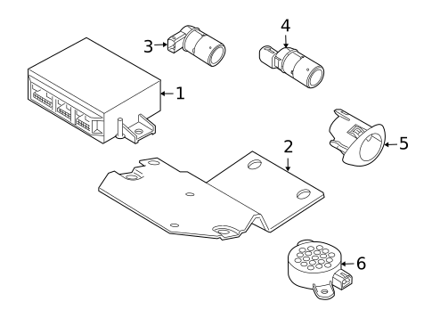 Electrical Components for 2004 Land Rover Freelander #1